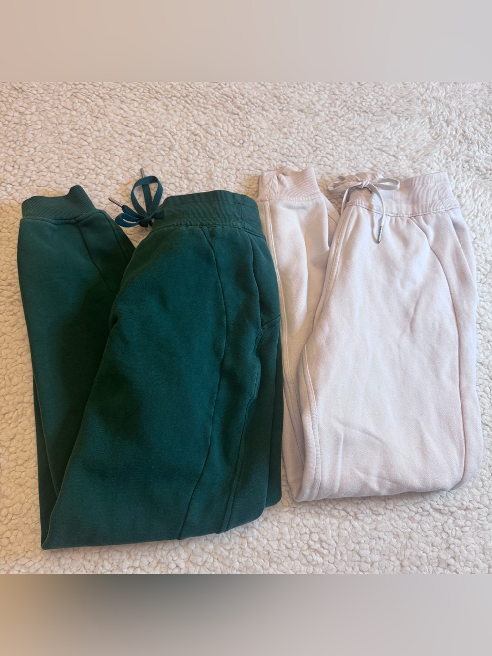 50% off lululemon athletica Green & Ivory Joggers